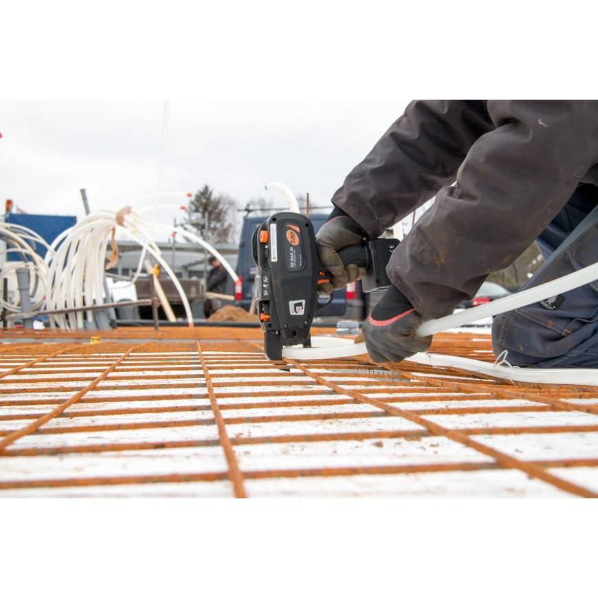 LEGATRICE A BATTERIA REBAR 40XP TJEP Bettiga Attrezzature Edili S.r.l.