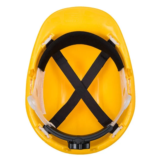 ACE Patera Casco Di Sicurezza Lavoro - Elmetto Regolabile E Ventilato, Giallo - Foto 13